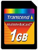 Transcend 1GB Multimedia Card (TS1GMMC)